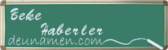 Beke Haberler Visitenkarte